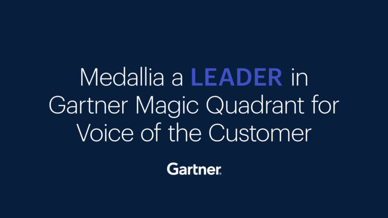 Medallia a leader in Gartner Magic Quadrant for Voice of Customer
